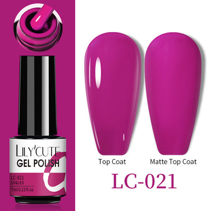 Esmalte de uñas que cambia de color con gel térmico