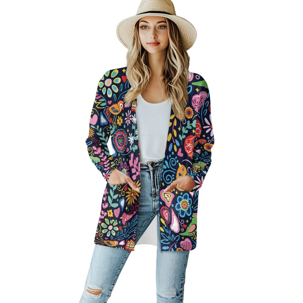 Spring And Autumn Long Sleeve Cardigan Jacket