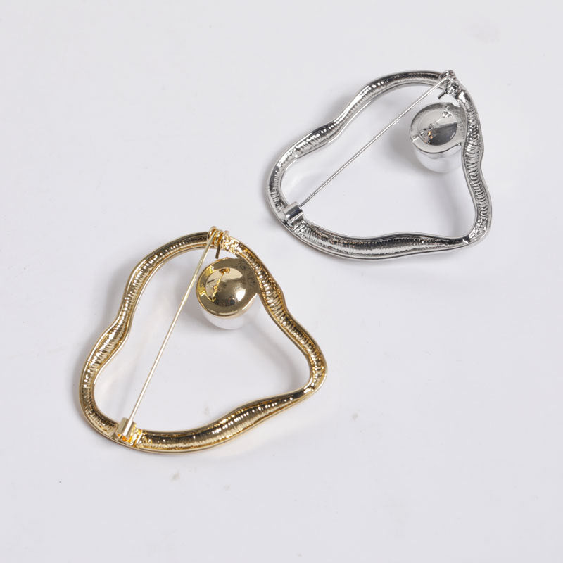 European And American Fashion Popular Irregular Brooch High Sense