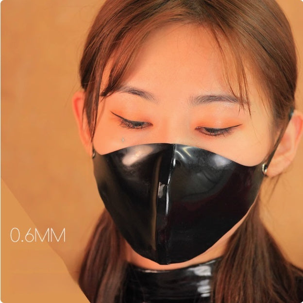 Latex Mask Tie Head Tie Men's And Women's Latex Suffocation Fetish