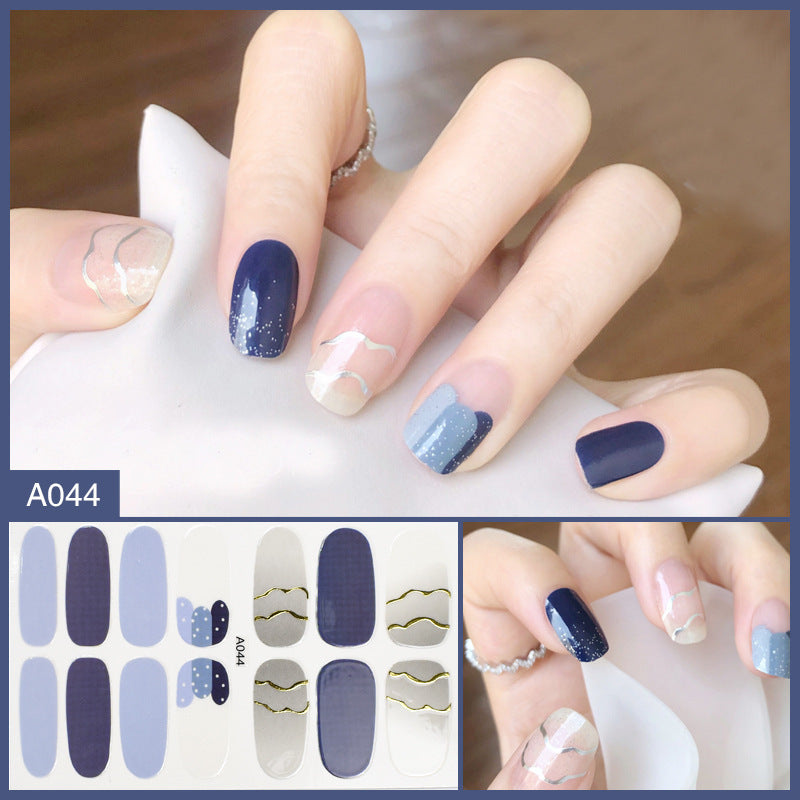 Nail Stickers Female Manicure Full Stickers Finished 3d Waterproof