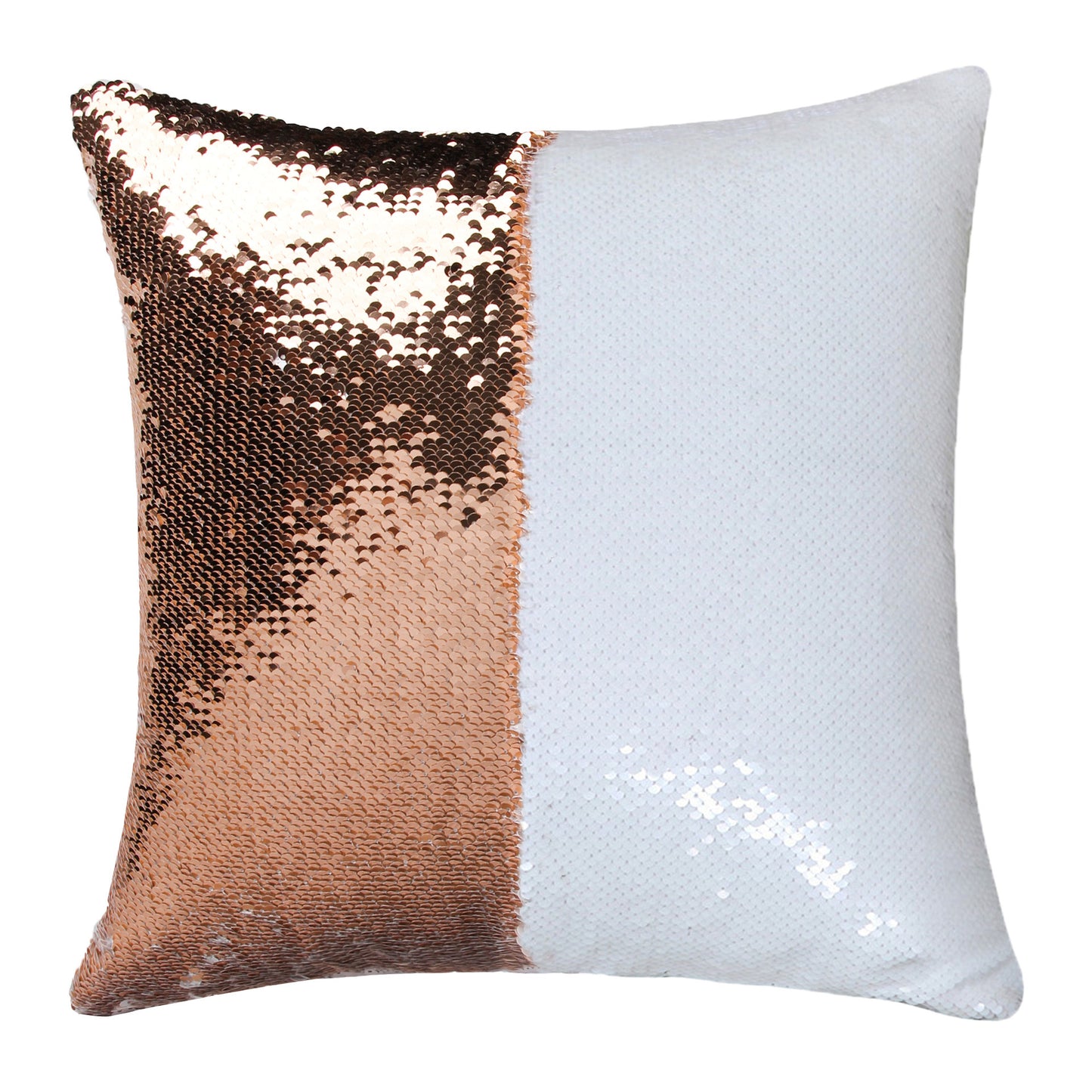 Sequins Throw Pillowcase with Custom Photo