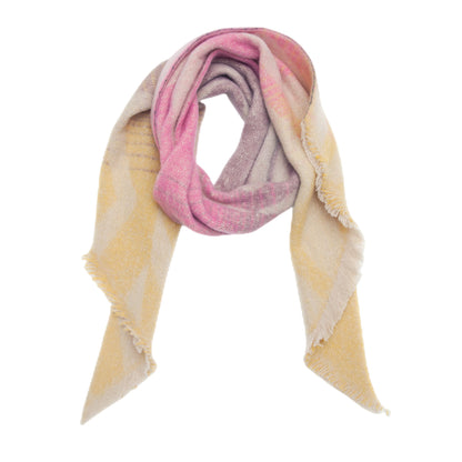 European And American Yarn Rhombus Twill Scarf