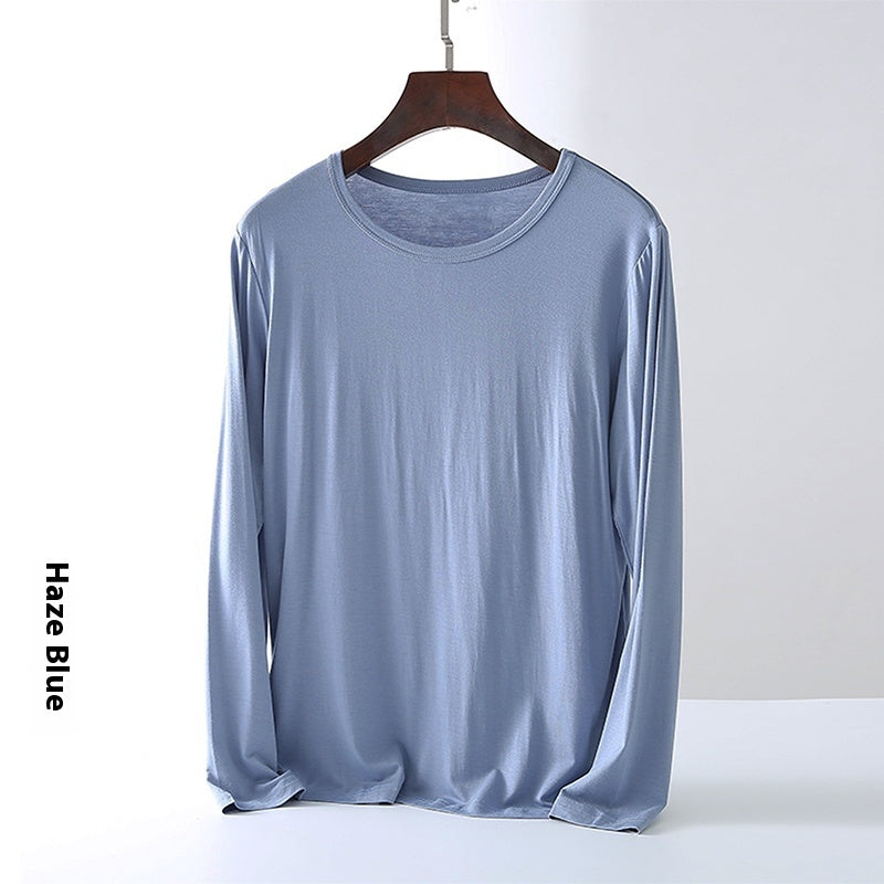 Women's Plus Size Modal Long-sleeved T-shirt