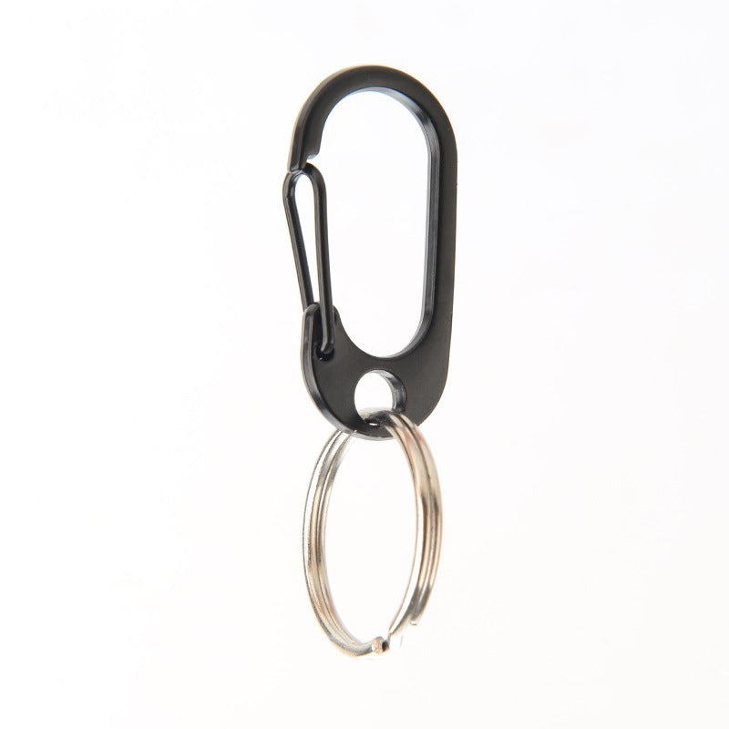 Outdoor Carry Equipment Alloy Material Climbing Button Carabiner Keychain