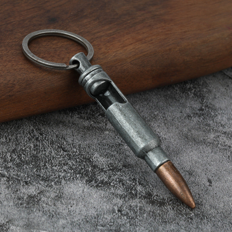 Metal Keychains Bullet Bottle Opener Creative Pendant