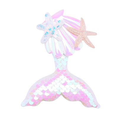 Cartoon Mermaid Tail Barrettes Little Girl Hair Clip Side