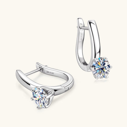 Six-claw Diamond Earring Ear Clip