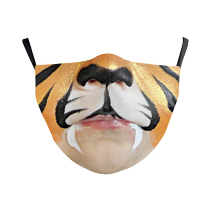 Wansheng Face Animal Digital Printing Double-layer Dust Mask