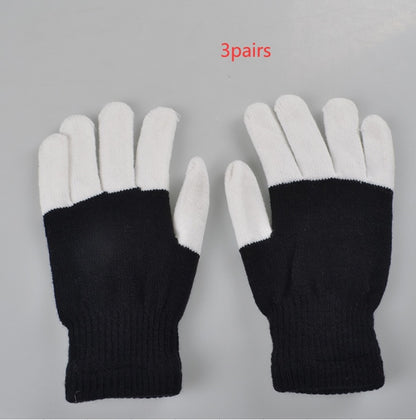 Guantes luminosos LED Guantes luminosos arcoíris