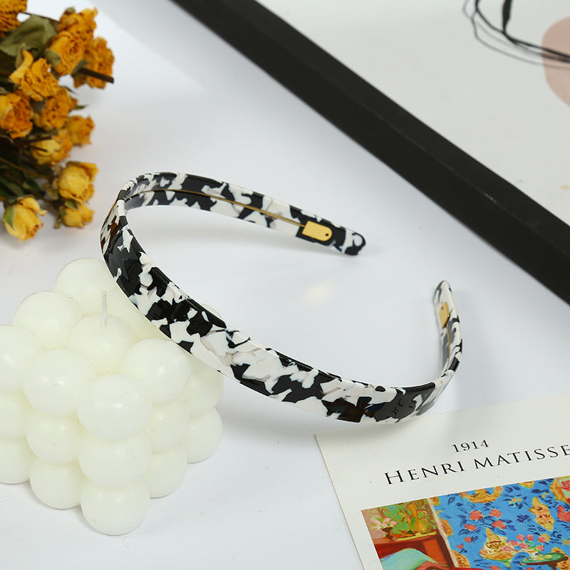 New Korean Style Ins Ornament Acetate Hair Accessories Hawksbill Color Headband