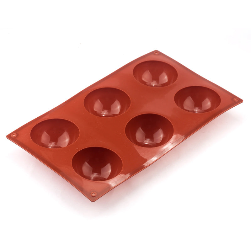 Molde de silicona para chocolate hemisférico