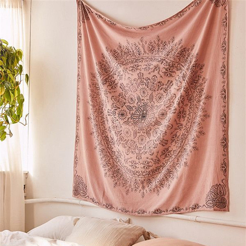 Tapiz de pared con mandala bohemio