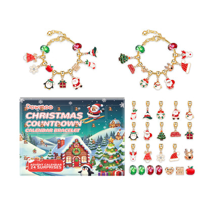 24 Grid Christmas Bracelet Making Kit