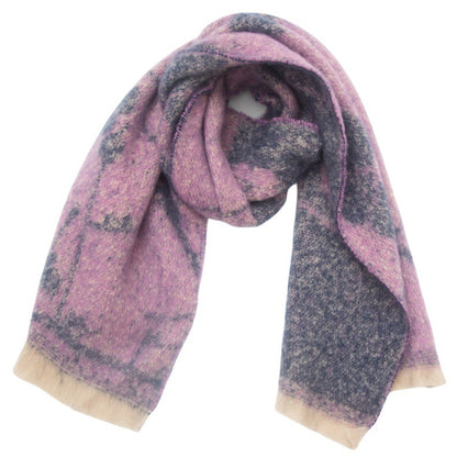 Women's Shawl Flower Jacquard Scarf