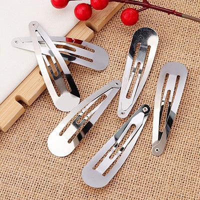 DIY Hair Accessories Manual Thickened Stainless Steel Hair Clip Barrettes