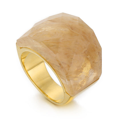 Women's Fashion Natural Stone Ring