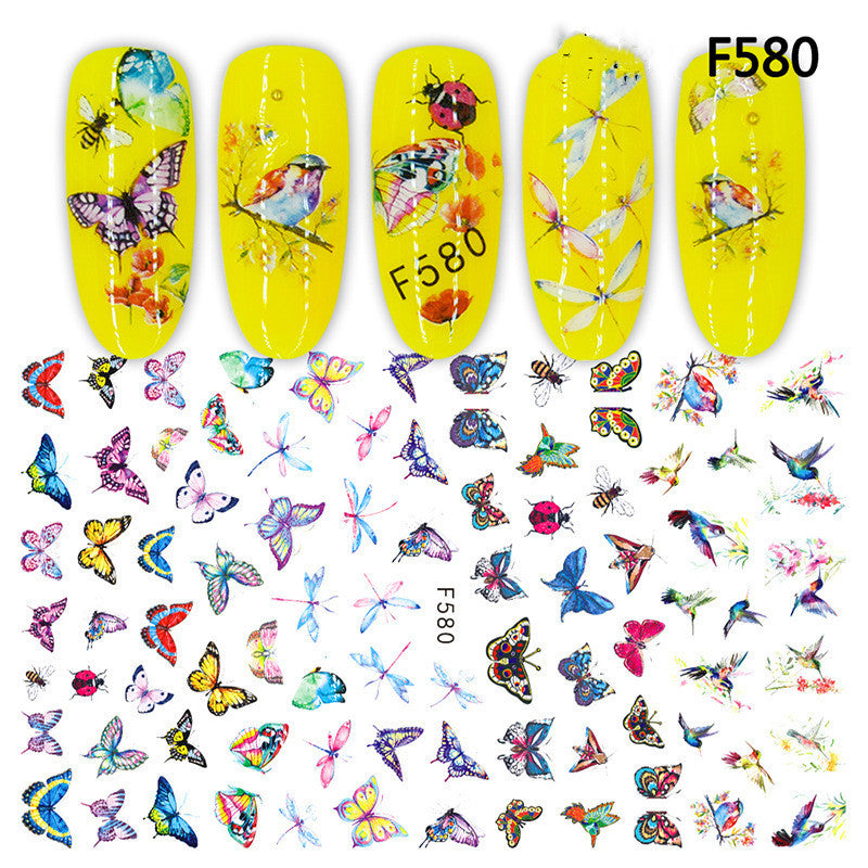 Japanese Three-dimensional 5D Embossed Nail Stickers