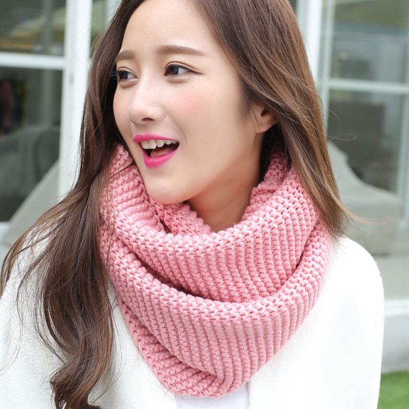 Autumn-Winter Warm And Thickening Solid Color Women's Scarf Winter