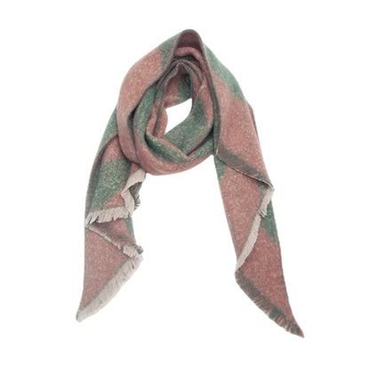 European And American Yarn Rhombus Twill Scarf