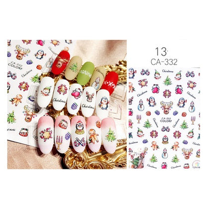 Christmas nail sticker