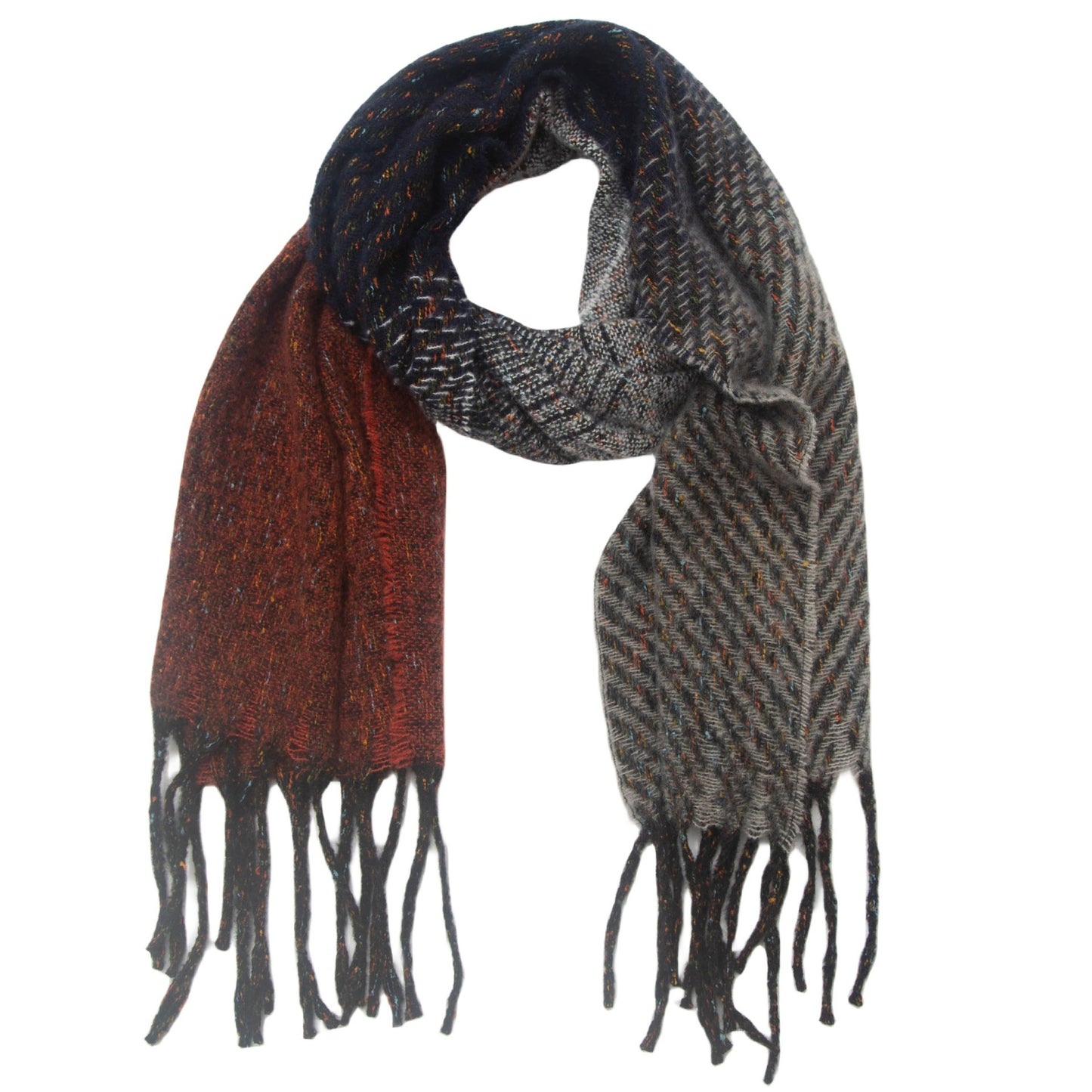 Men Women Gradient Scarf Shawl