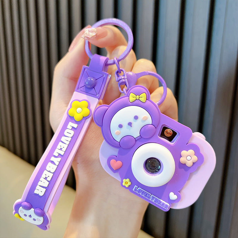 Projection Camera Keychain Children's Pendant