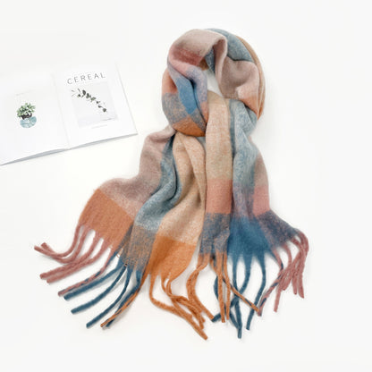 Fashion Solid Color Haima Hair Scarf For Women