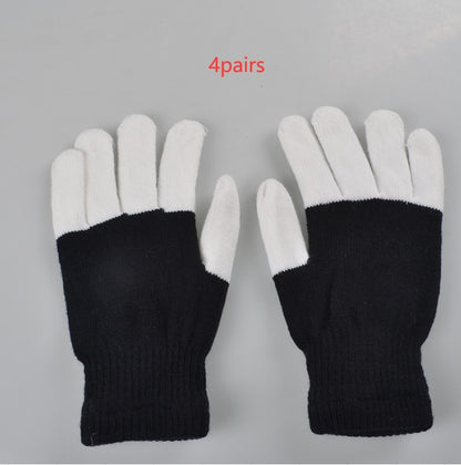 Guantes luminosos LED Guantes luminosos arcoíris