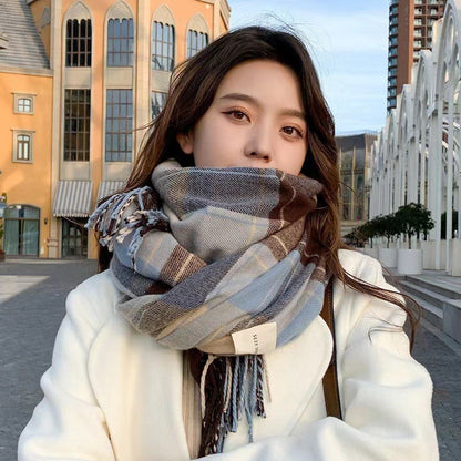 Warm Thickened Couple Scarf Student Trendy High-grade Shawl