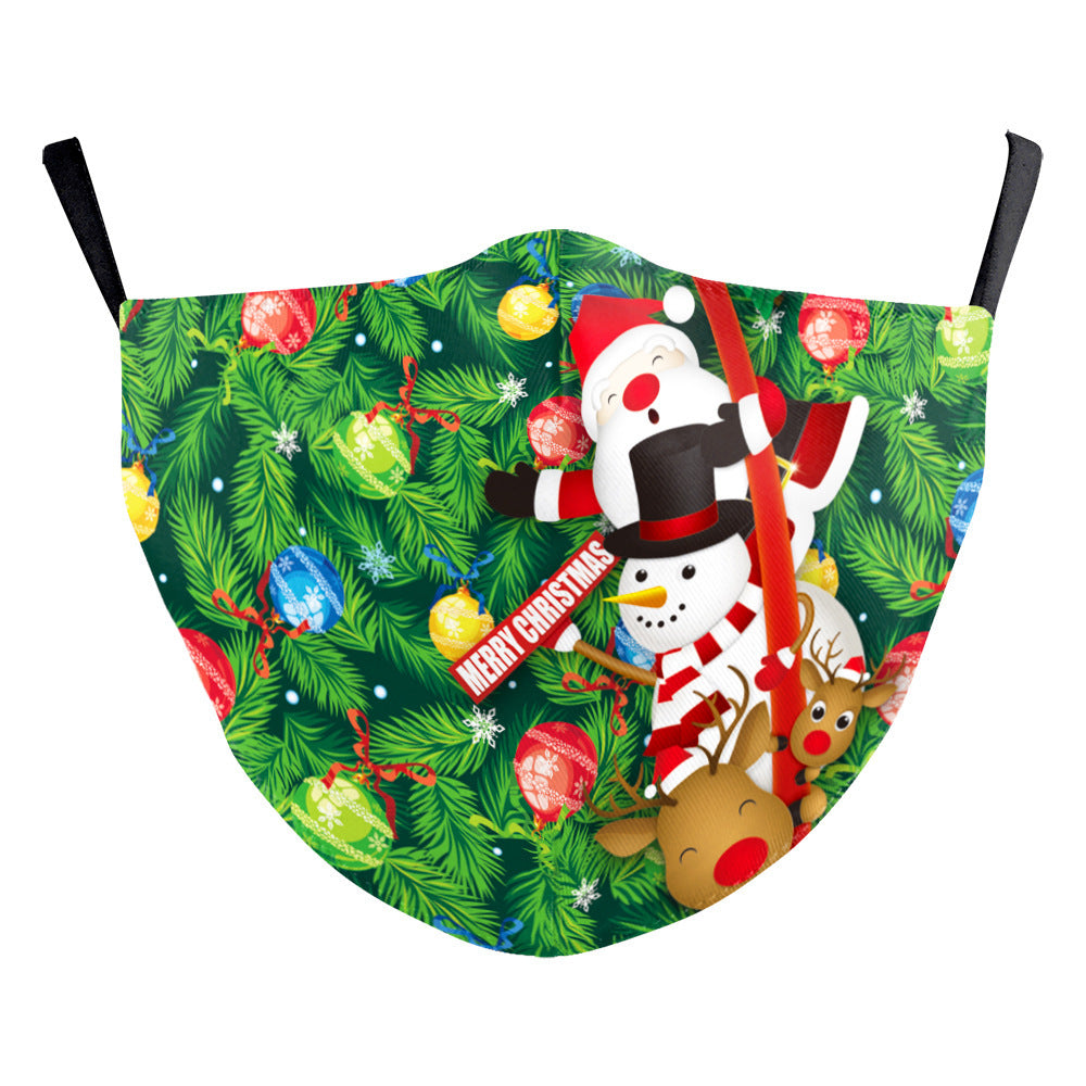 Christmas Starry Sky Digital Printing Dust Mask