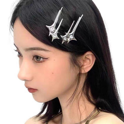 Sweet Cool Hot Girl Y2g Star Hairpin Special-interest Design Side Clip