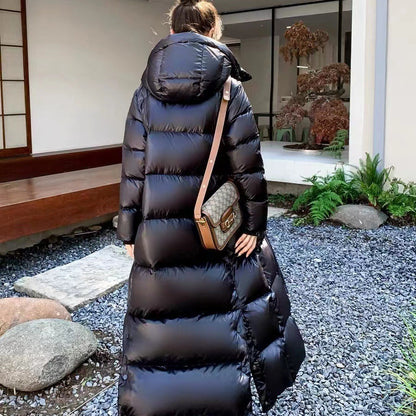 Extended Tall Thick Down Jacket Women