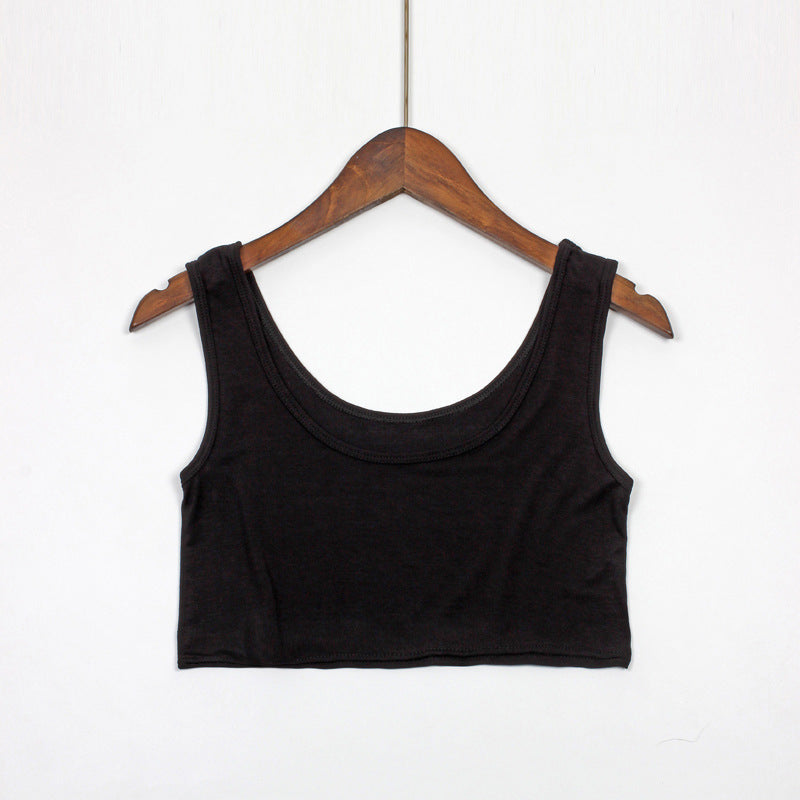 U-neck Thick Shoulder Strap Camisole For Women