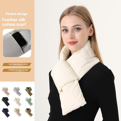 Warm Fashion Thickened Fleece-lined Scarf