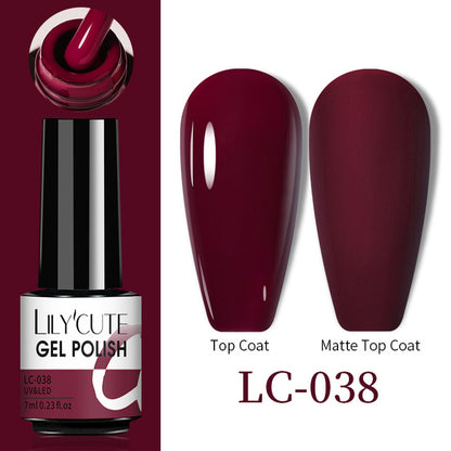 Esmalte de uñas que cambia de color con gel térmico