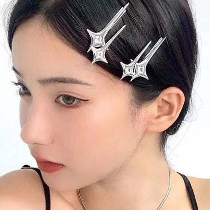 Sweet Cool Hot Girl Y2g Star Hairpin Special-interest Design Side Clip