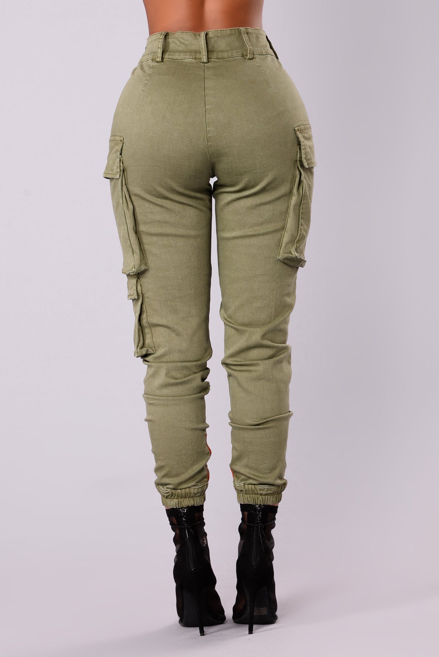 Kalley Cargo Pants - Olive