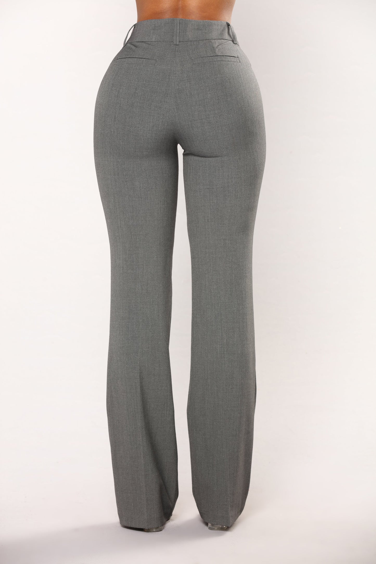 Tasha Dressy High Rise Pants - Charcoal