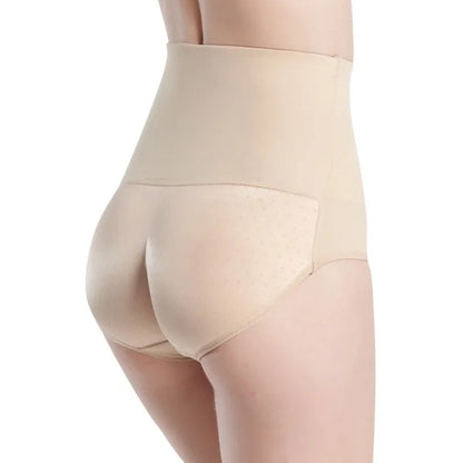 Braguitas acolchadas realzadoras de glúteos sin costuras para mujer, ropa moldeadora de cuerpo de alta elasticidad para mujer