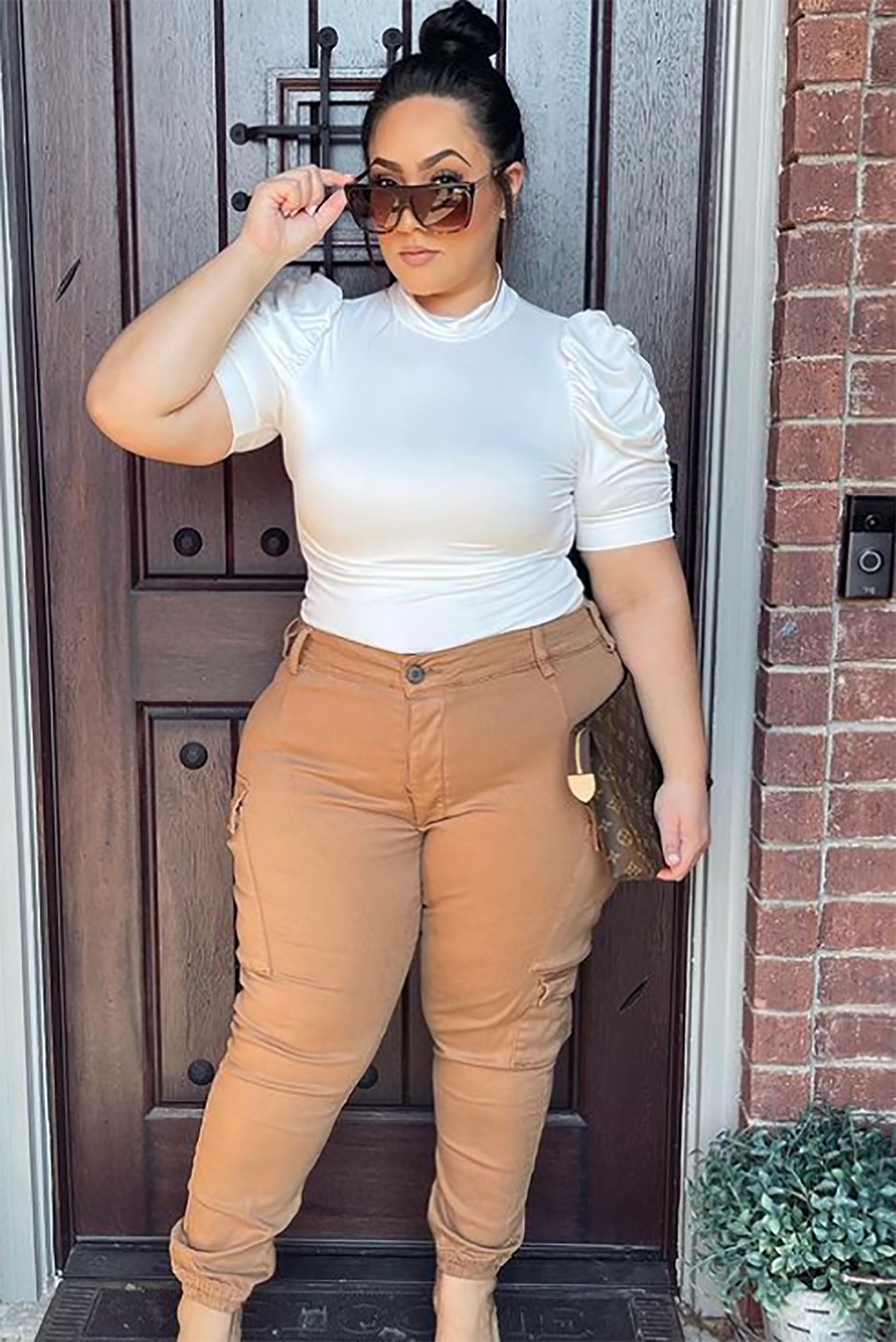 Kalley Cargo Pants - Tan