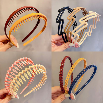 Summer Toothed Non-slip Hair Fixer Simple Headband