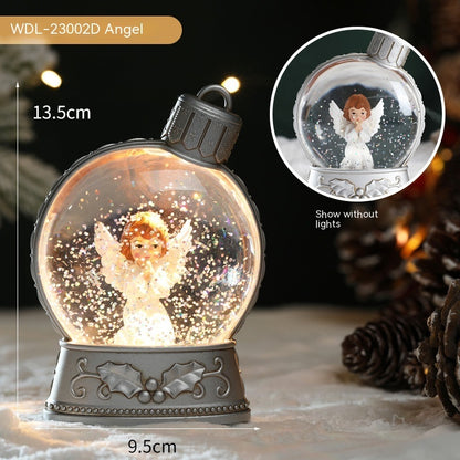 Christmas Holiday Decorations Luminous Simulation Flat Light LED Decoration Scene Layout Flame Light Home Decor