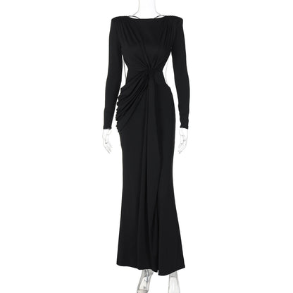 Women's Long Sleeve Slimming Dress