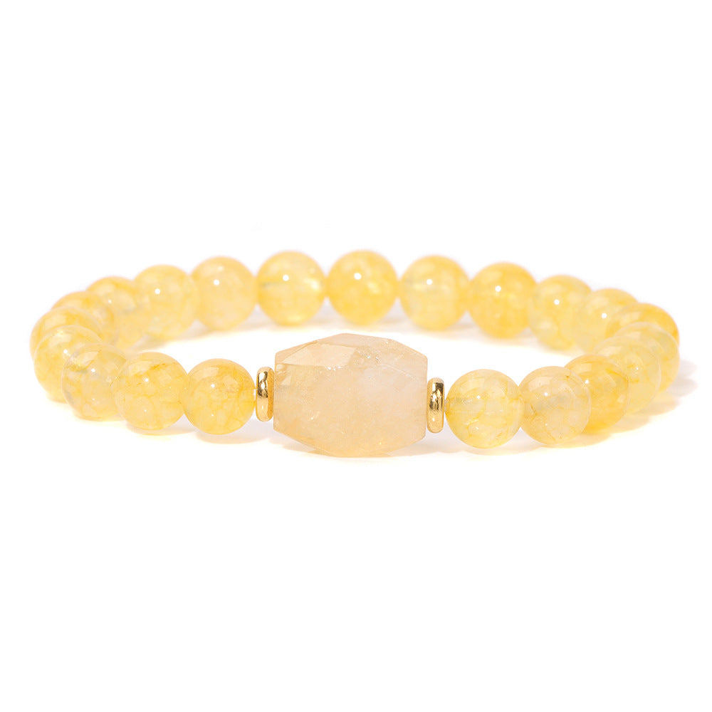 Pulsera de cuentas de piedra natural para mujer