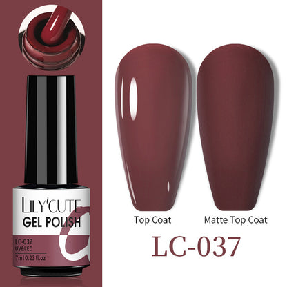 Esmalte de uñas que cambia de color con gel térmico