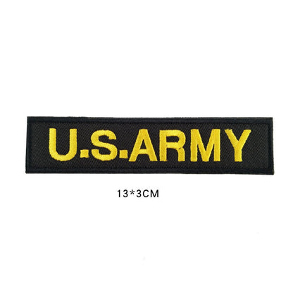 US Army Armband Tactical Embroidery Velcro Chest Strip Patches Medical