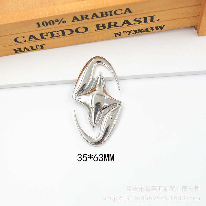 Metal Simplicity Ins Style Temperament Brooch Accessories