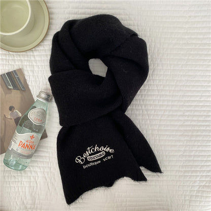 Fashion Preppy Style Artificial Cashmere Scarf Women