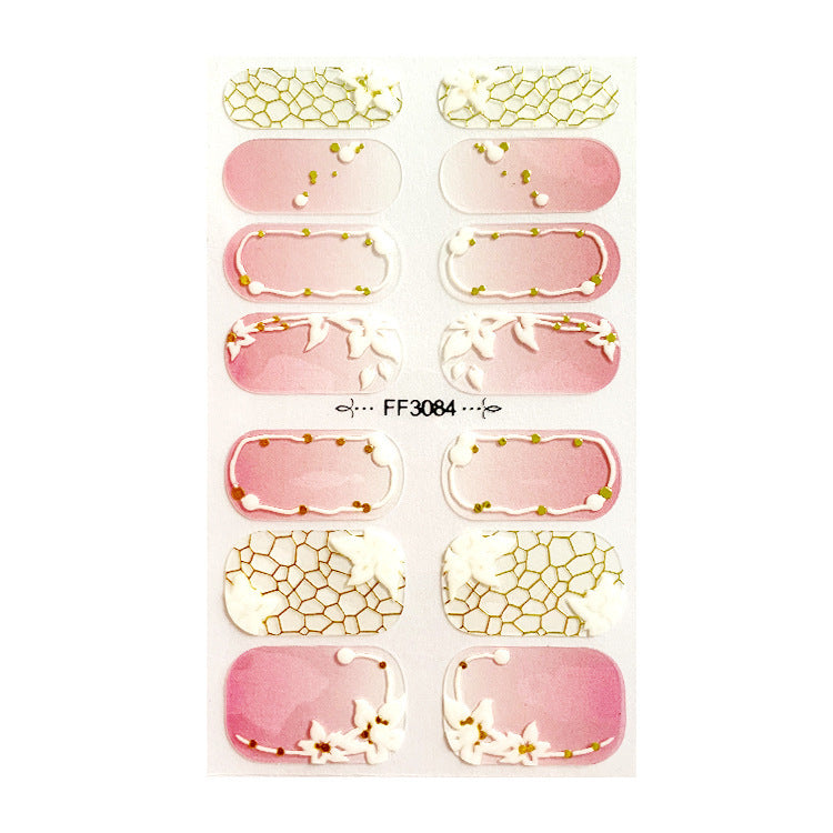 Pegatinas para uñas con relieve 3D de Amazon Fashion